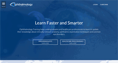 Desktop Screenshot of ophthalmologytraining.com