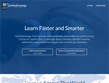 Tablet Screenshot of ophthalmologytraining.com
